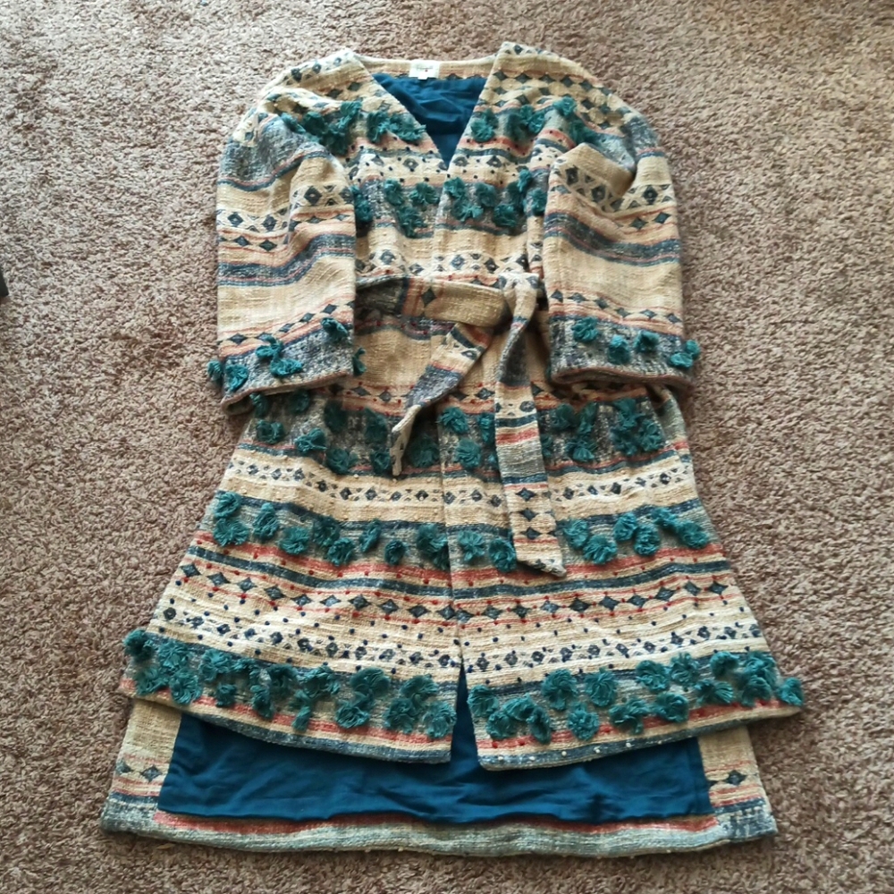 Forest Fairy Handmade Coat/Cardigan ❤ Free People